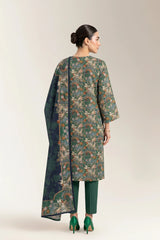 Printed Unstitched 3PC