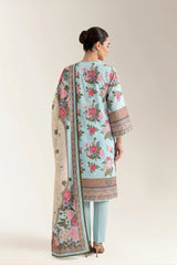 Printed Unstitched 3PC
