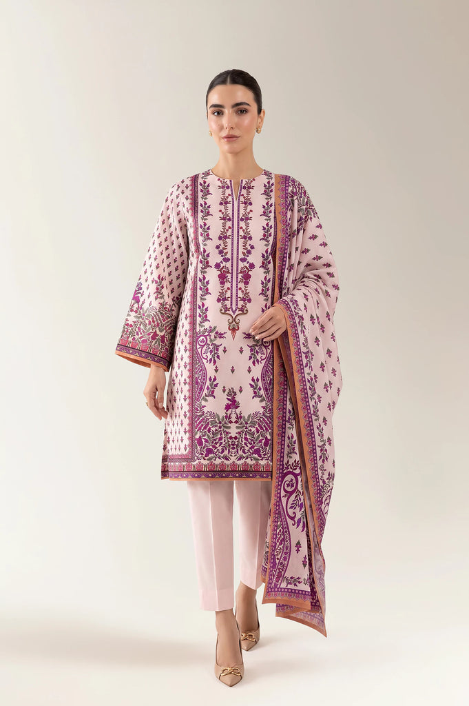 Printed Unstitched 3PC