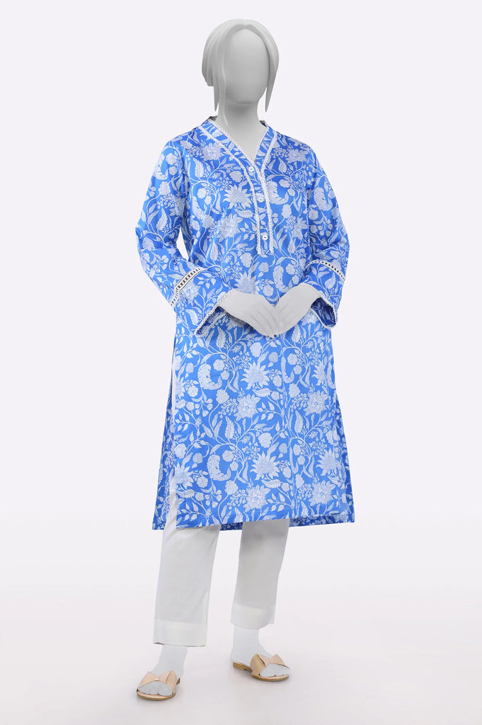 Blue Printed Kurti From Sohaye By Diners