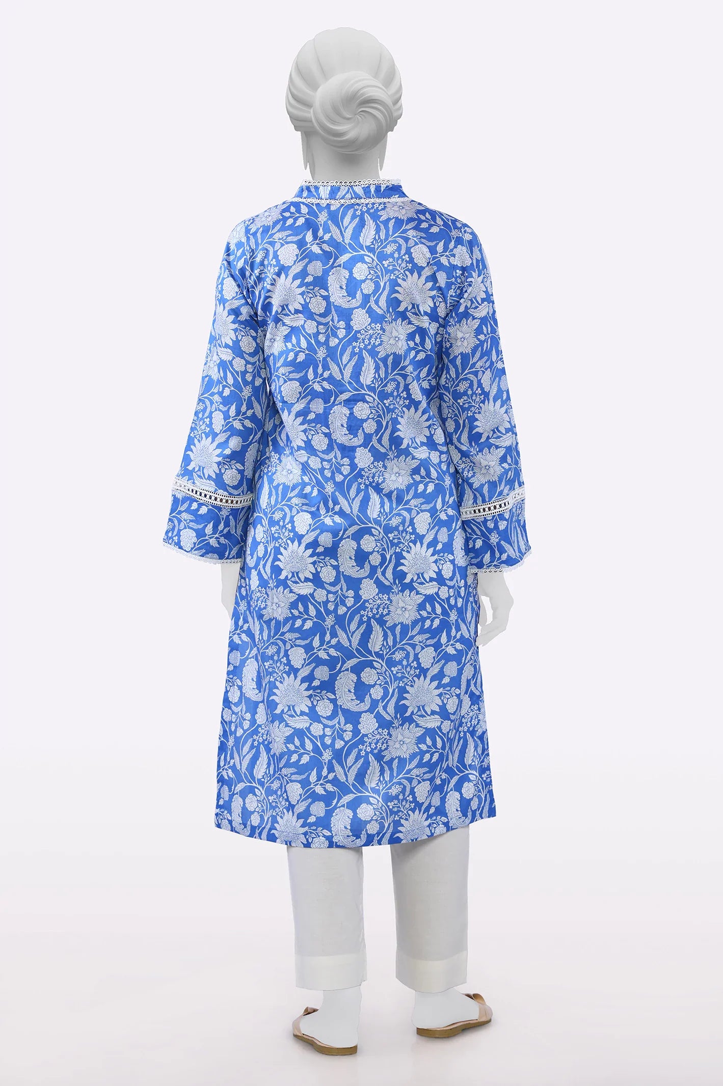 Blue Printed Kurti From Sohaye By Diners