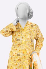 3PC Printed Ready To Wear Yellow Suit From Sohaye