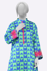 Blue Printed Kurti From Sohaye By Diners