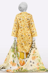 Sohaye 3PC Printed Ready To Wear Yellow Suit for Womens