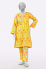 Yellow Printed 2PC From Sohaye By Diners