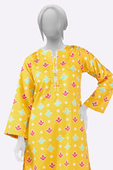 Yellow Printed 2PC From Sohaye By Diners