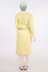 Yellow Solid Kurti - Diners