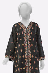 Black Embroidered Kurti From Sohaye By Diners