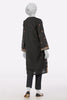 Black Embroidered Kurti From Sohaye By Diners