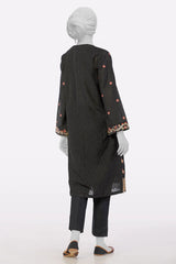Black Embroidered Kurti From Sohaye By Diners