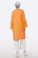 Orange Embroidered Kurti From Sohaye By Diners