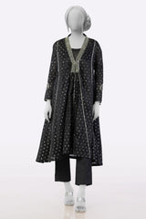 Black Stylised Kurti From Sohaye By Diners