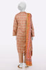 Womens Brown 3PC Printed Ready To Wear Suit From Sohaye