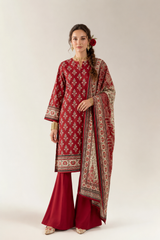 Printed Unstitched 3PC