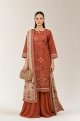Printed Unstitched 3PC
