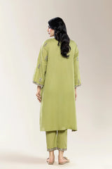 Embroidered Olive 2PC