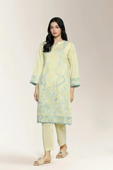 Embroidered Cream 2PC