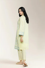 Embroidered Cream 2PC