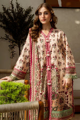 Printed Unstitched 3PC