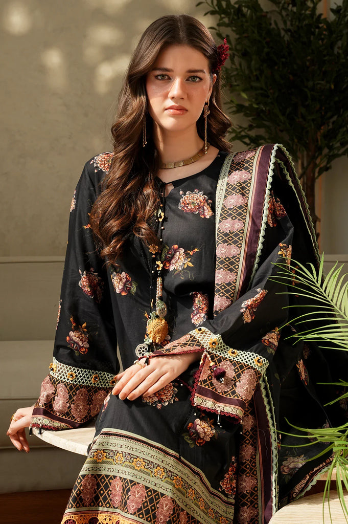 Printed Unstitched 3PC