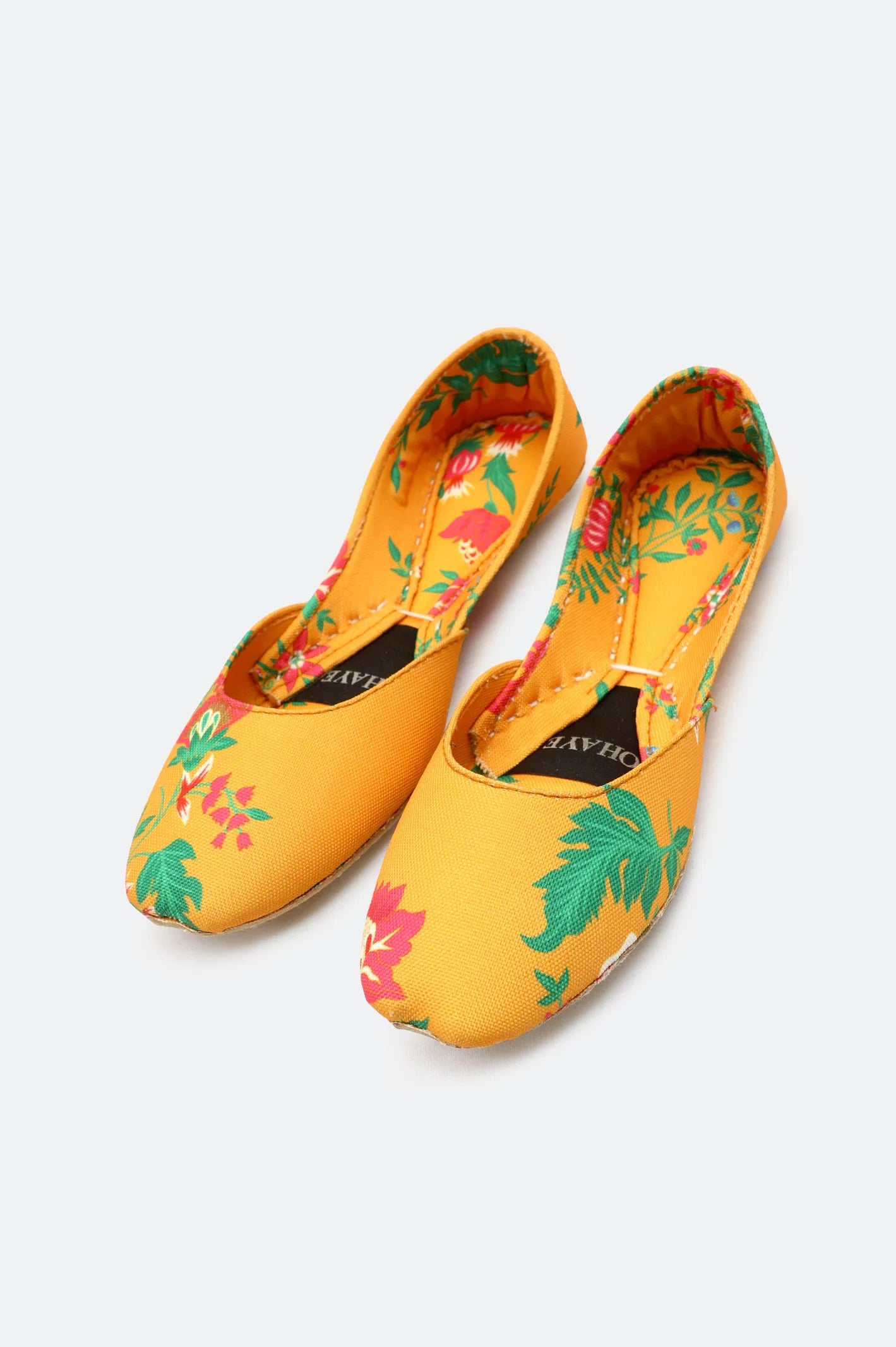 Yellow Khussa for Women From Sohaye By Diners