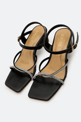 Black Ladies Casual Slippers