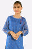 Blue Embroidered Girls 2PC