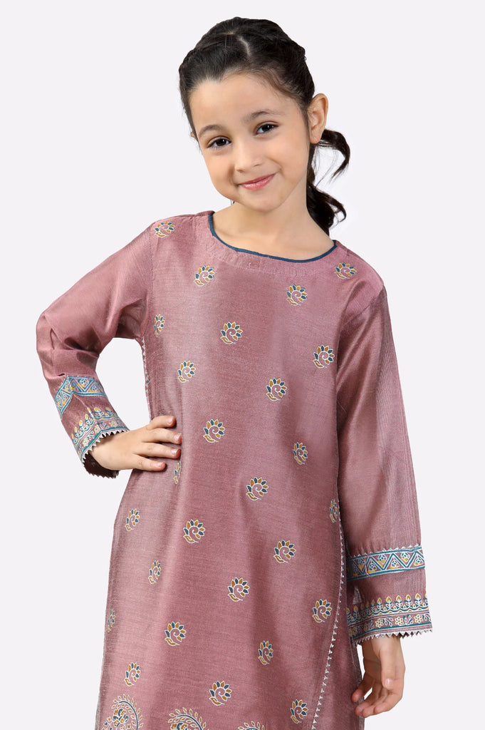 Block Printed Girls Kurti