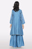 Blue Embroidered Girls 2PC