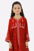 Red Embroidered Girls 2PC