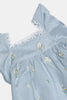 Light Blue Embroidered Infant 2PC