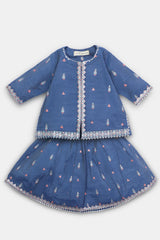 Blue Embroidered Infant 2PC From Sohaye By Diners
