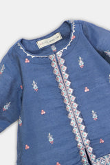Blue Embroidered Infant 2PC From Sohaye By Diners