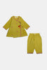 Mustard Embroidered Infant 2PC