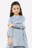 Grey Embroidered Girls 2PC