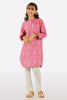 Pink Embroidered Girls Kurti