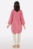 Pink Embroidered Girls Kurti