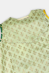 Green Printed Infant 2PC From Sohaye By Diners