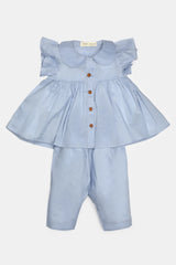 Ice Blue Stylised Infant 2PC