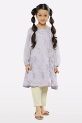 Lilac Embroidered Girls 2PC