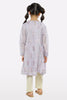 Lilac Embroidered Girls Kurti