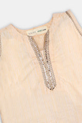 Peach Stylised Infant 2PC From Sohaye By Diners