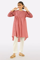 Pink Stylised Girls Kurti