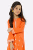 Orange Embroidered Girls 2PC