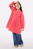 Pink Embroidered Girls Kurti