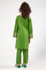 Olive Embroidered Girls 2PC