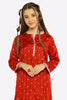 Red Embroidered Girls 2PC