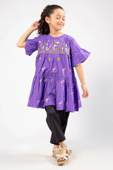 Embroidered Girls Shirt From Sohaye By Diners