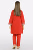 Red Embroidered Girls 2PC