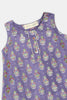 Purple Block Printed Infant 2PC